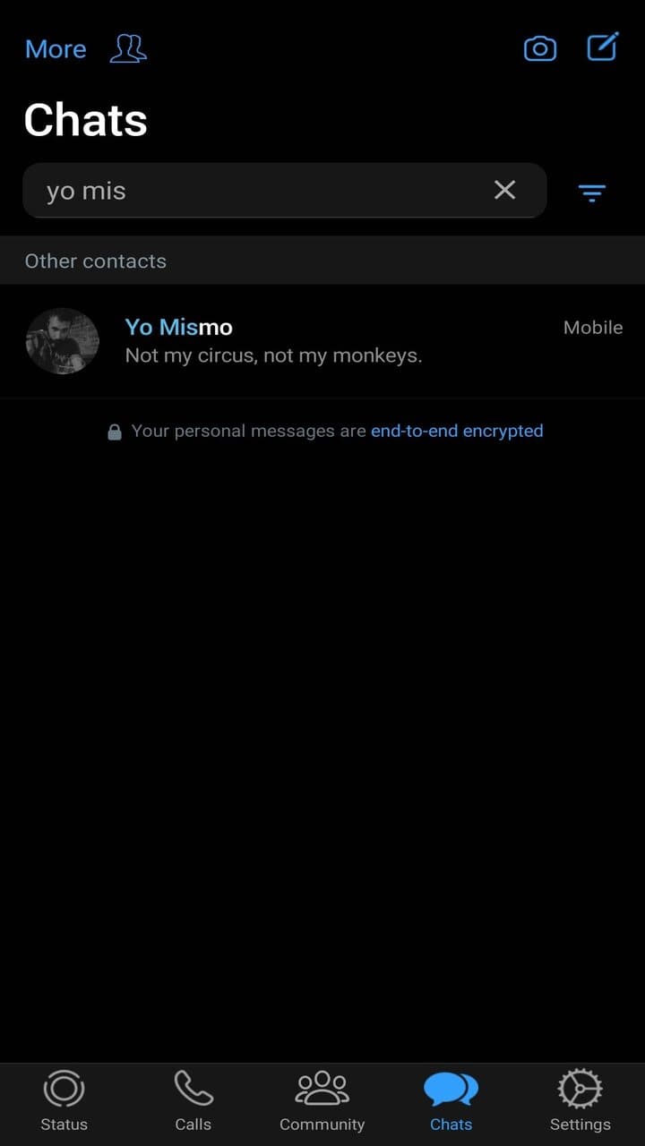 WhatsApp iPhone 3