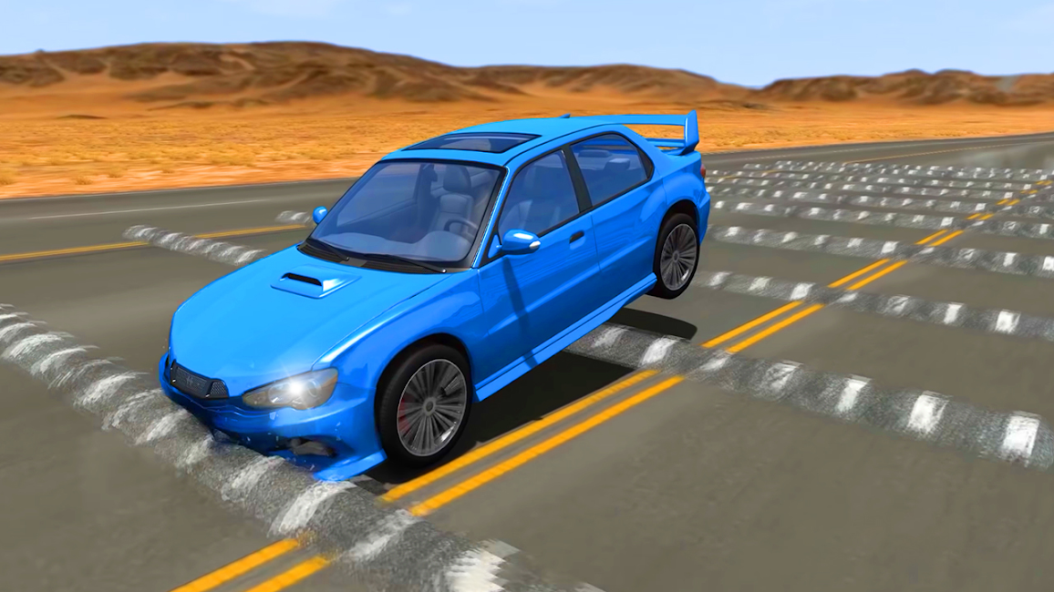 Beam Drive Road Crash 3D Games 2