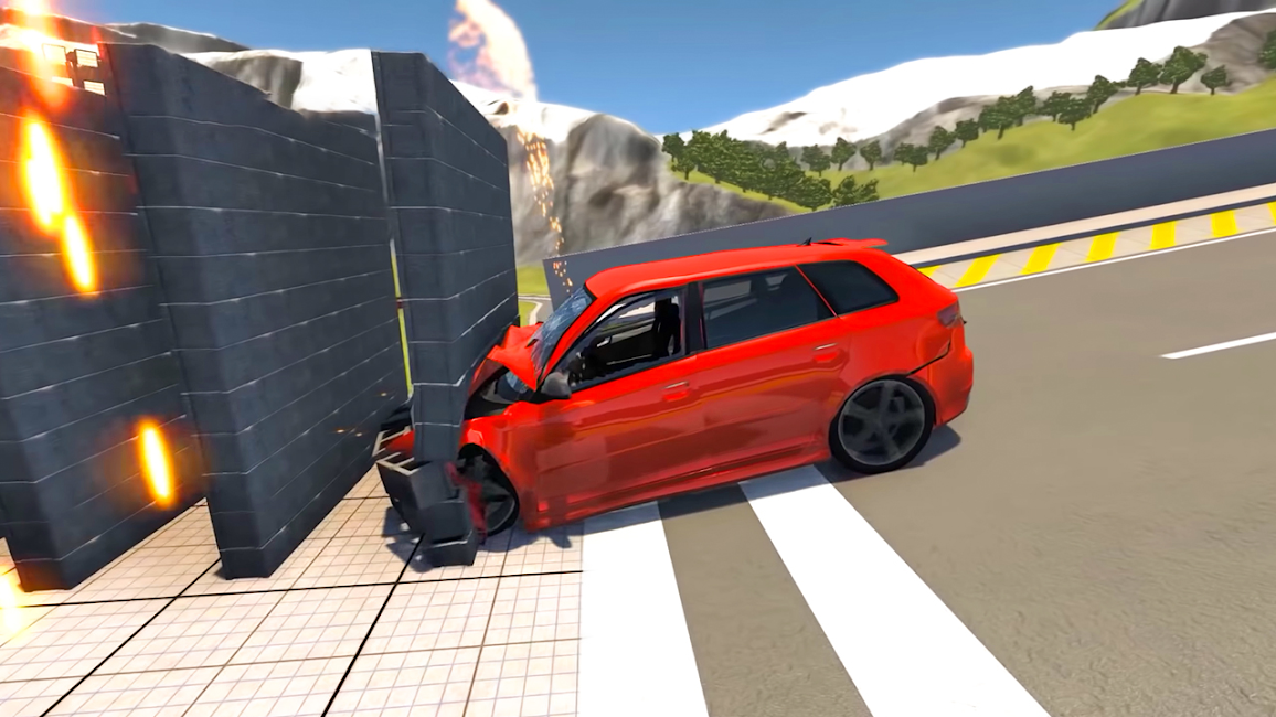 Beam Drive Road Crash 3D Games 3
