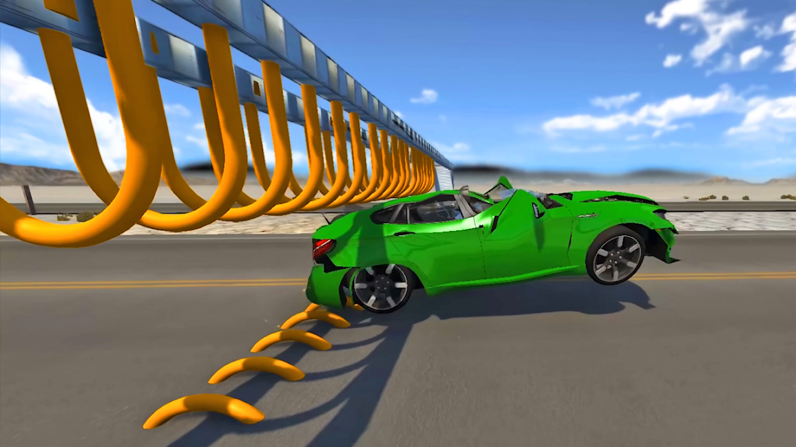 Beam Drive Road Crash 3D Games 4