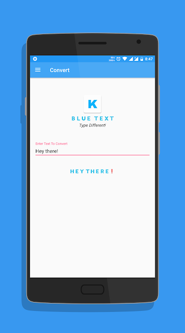 Blue Text 2
