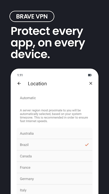 Brave Private Browser + VPN 3