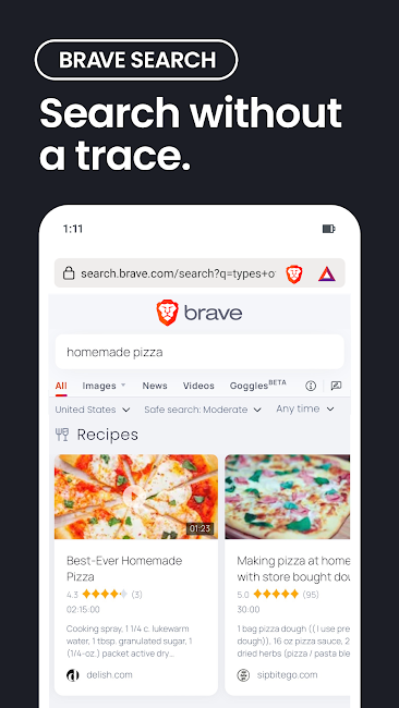 Brave Private Browser + VPN 5