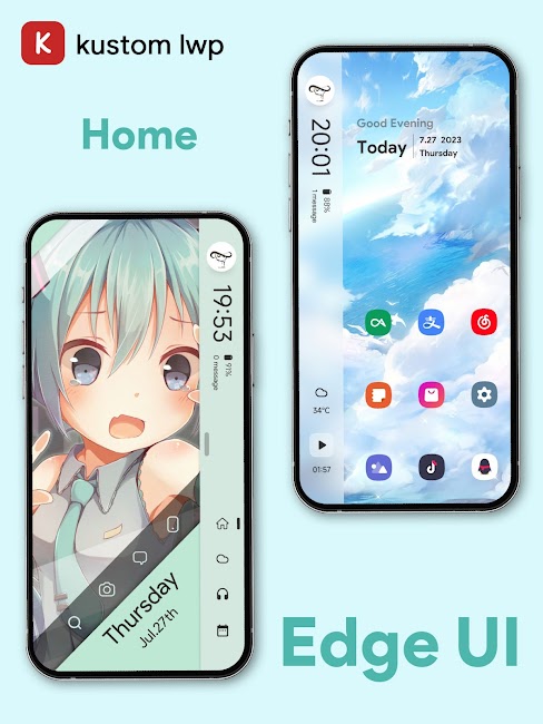 EdgeUI For KLWP 2