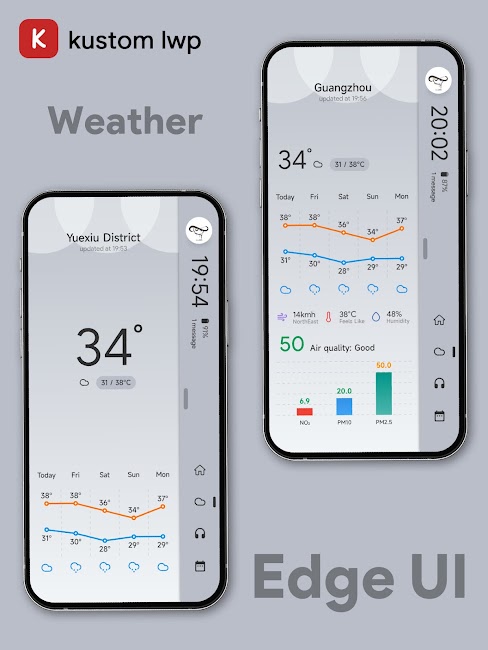EdgeUI For KLWP 3