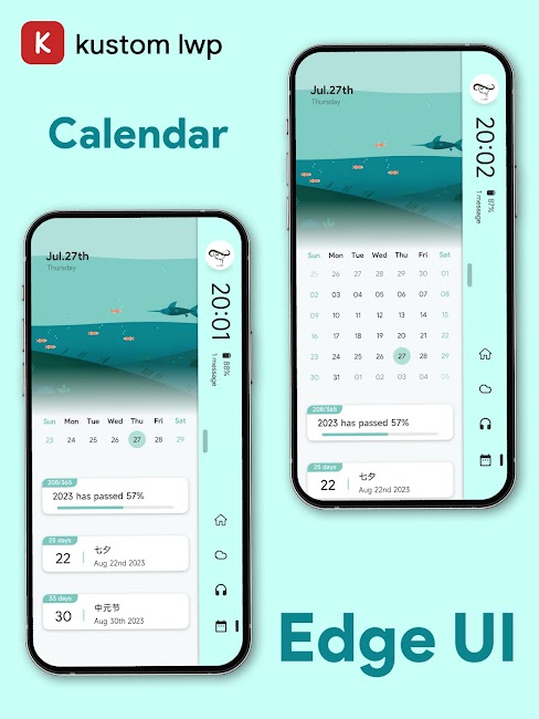 EdgeUI For KLWP 5