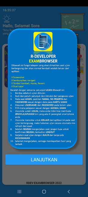 Exam Browser 6