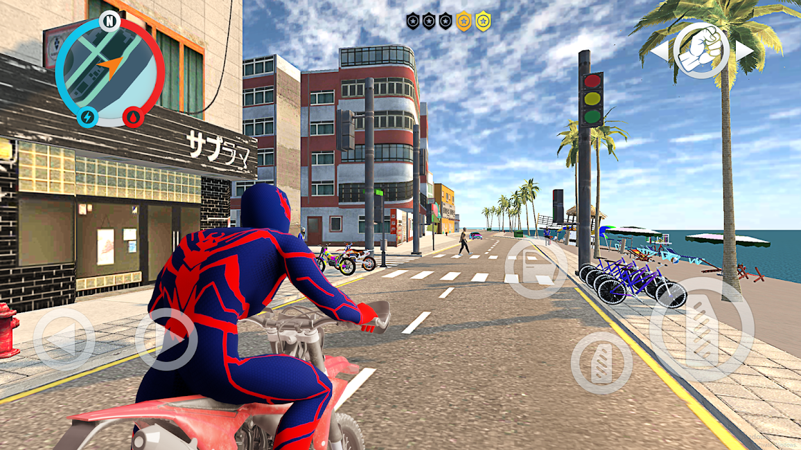 Gangster Crime Rope Hero City 3