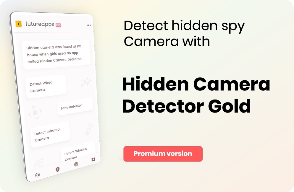 Hidden Camera Detector Gold 1
