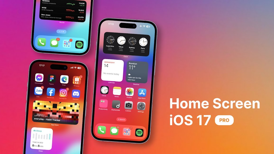 Launcher iOS 17 Pro 2