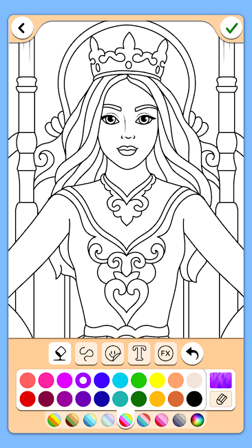 Princess Coloring Game 1