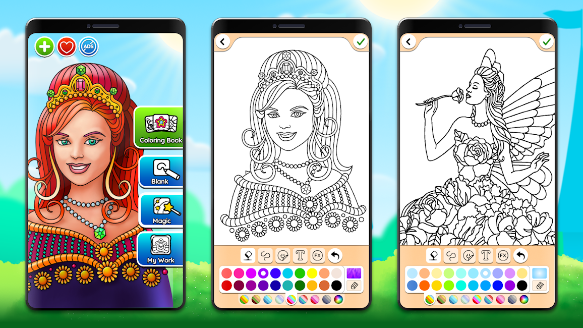 Princess Coloring Game 5