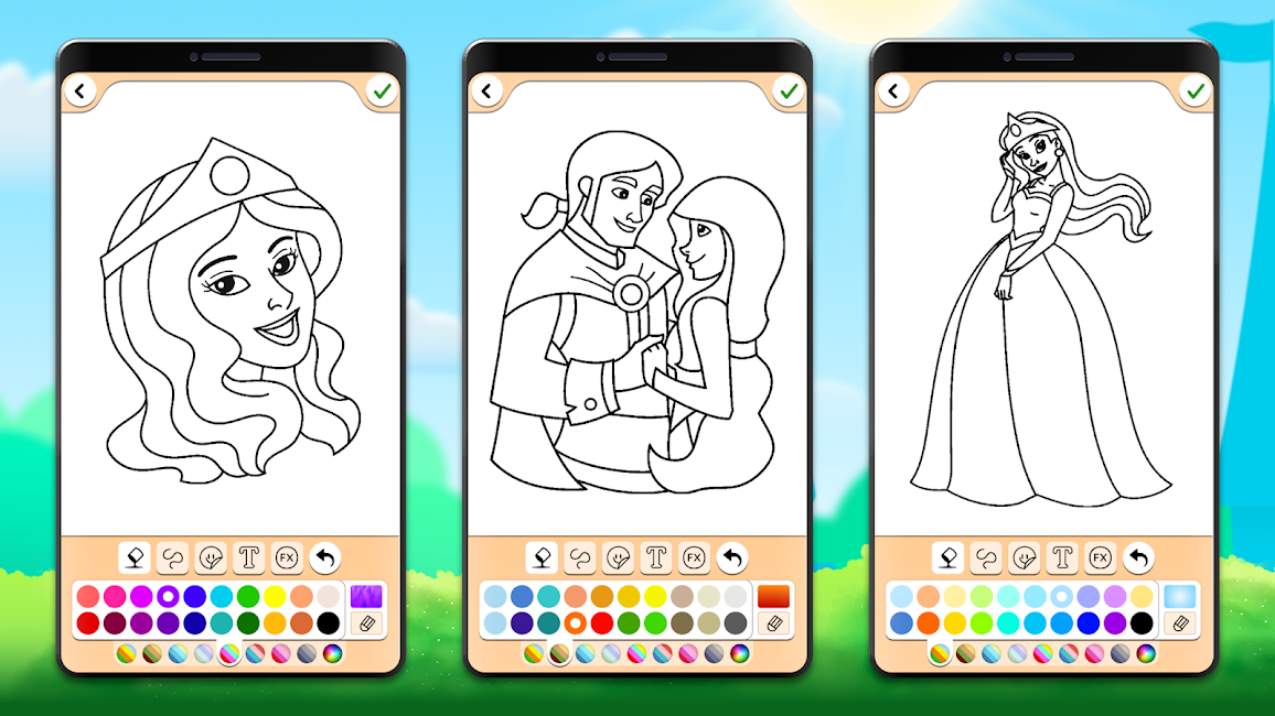 Princess Coloring Game 6