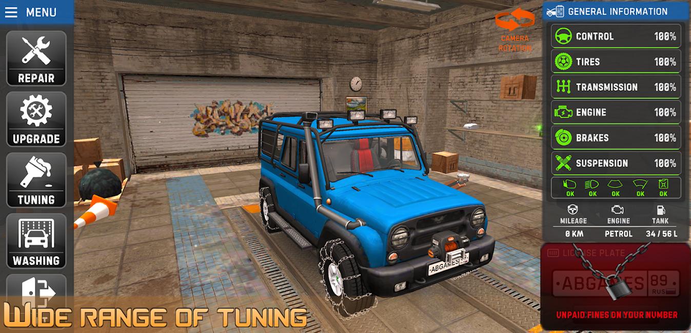 Russian Car Driver UAZ HUNTER 3