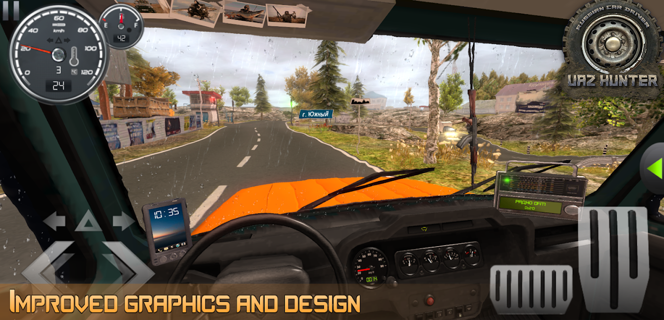 Russian Car Driver UAZ HUNTER 4