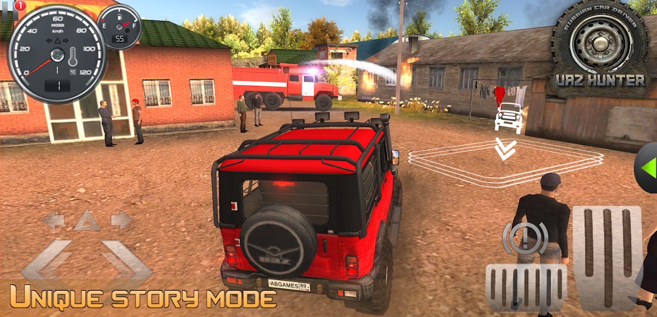 Russian Car Driver UAZ HUNTER 5