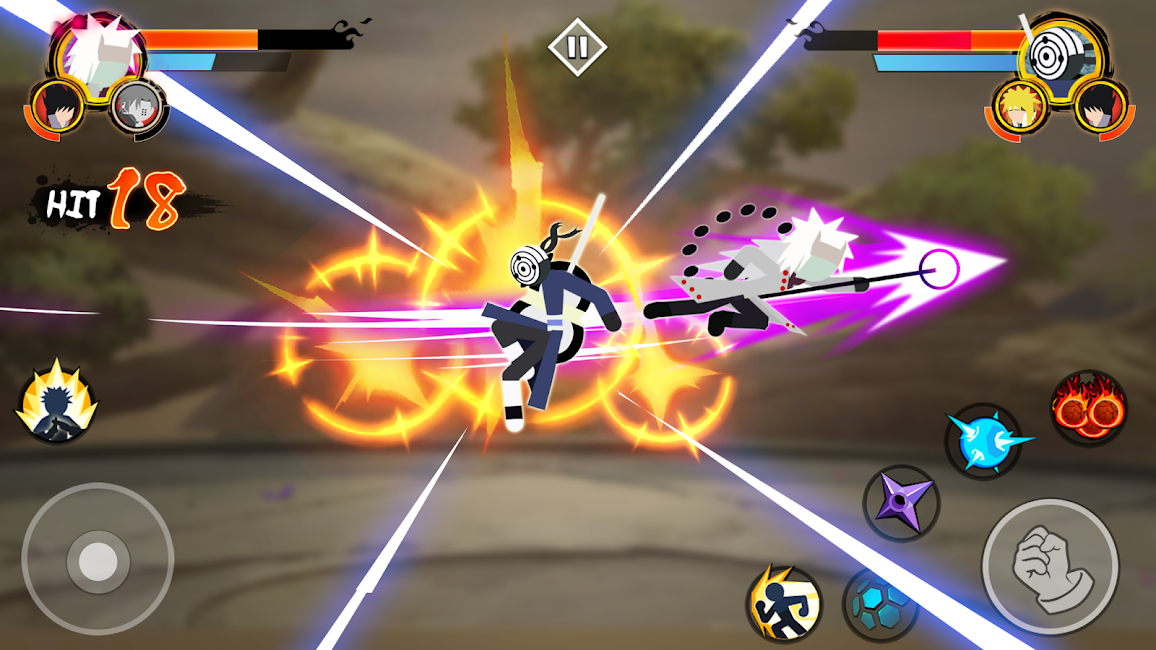 Stickman Ninja 3v3 2