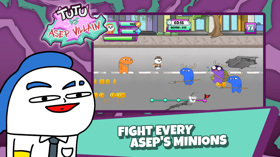 Tutu VS Asep Villain 4