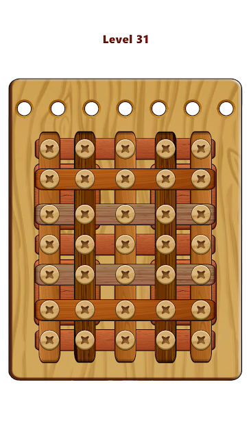 Wood Nuts And Bolts Puzzle 3
