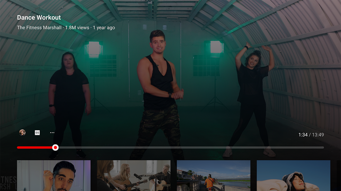 YouTube for Android TV 4