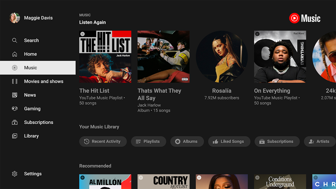 YouTube for Android TV 6